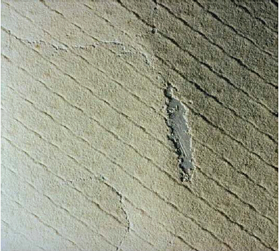 結(jié)垢的膜表面