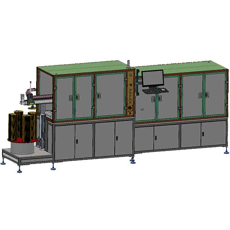 電子料盤自動(dòng)貼標(biāo)分揀裝盒一體機(jī)