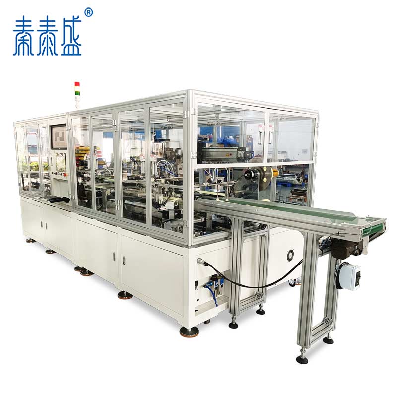 新能源汽車電池氣凝膠隔熱棉全自動(dòng)離型紙正反面輔料貼裝機(jī)ATM-HD2?2